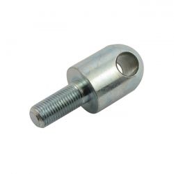 MCS Bullet Foot Peg Support Studs. Chrome