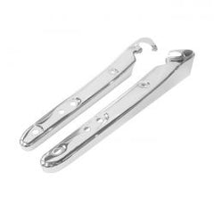 MCS 04-22 XL Fender Strut Covers. Chrome
