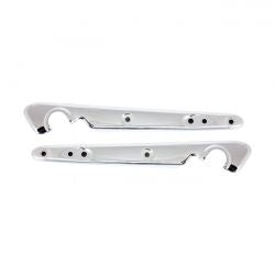 MCS 04-22 XL Fender Strut Covers. Chrome