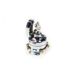 MCS FL Style Ignition Switch, Electronic. Flat Key. Chrome