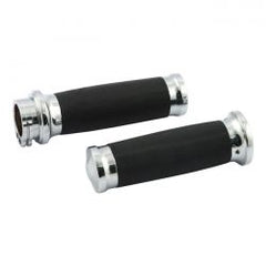 MCS Handlebar Grip Set, Caliber. Chrome
