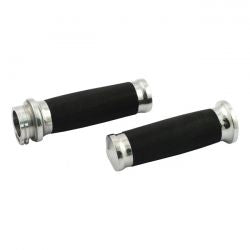 MCS Handlebar Grip Set, Caliber. Polished