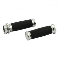 MCS Handlebar Grip Set, Caliber. Polished
