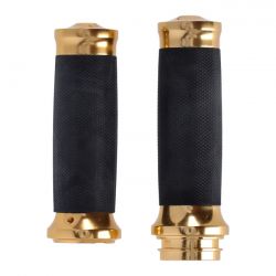 MCS Handlebar Grip Set, Caliber. Gold