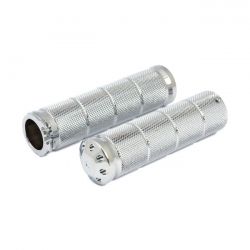 MCS Throttle Grip Set Bomber. Chrome