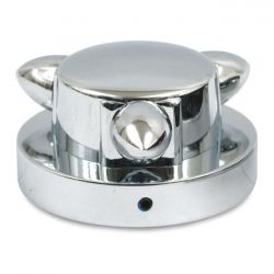 MCS Kromett, Gas Cap Cover Large. Chrome