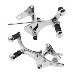 MCS 54-74 XL Sportster Forward Control Kit. Chrome