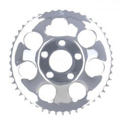 MCS Rear Sprocket, Chrome. 48T