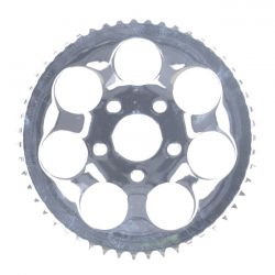 MCS Rear Sprocket, Chrome. 51T