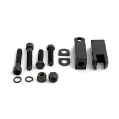 MCS OEM Style XL Passenger Peg Brackets. Black