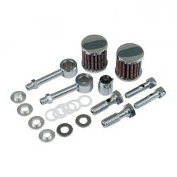 MCS Dual Mini Power Filter Breather Kit