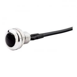 MCS Smooth Push Button Switch. Two-Tone Polished/Black
