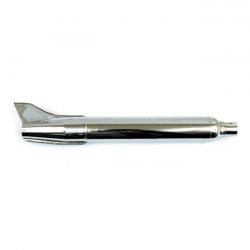 MCS 58-66 OEM Style Rocket Fishtail Muffler 28" Long Chrome