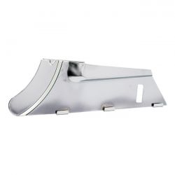 MCS Lower Rear Belt Guard. Chrome