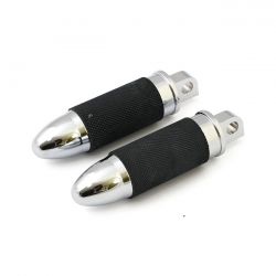 MCS Bullet Foot Peg Set. Chrome