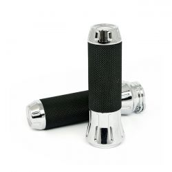 MCS Cobra, Billet Aluminum Grips. Chrome