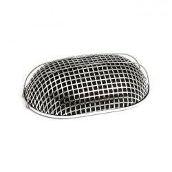 MCS Breather Style Air Cleaner Assembly, Oval. Chrome