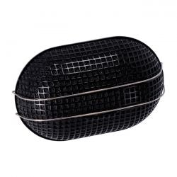 MCS Breather Style Air Cleaner Assembly, Oval. Black
