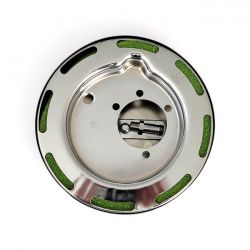MCS 7" Round Air Cleaner Assembly. Chrome