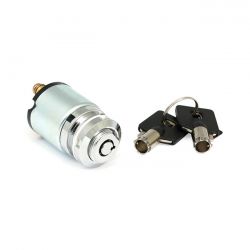 MCS FX Style Ignition Switch Thin, Round Key. Chrome