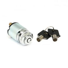 MCS FX Style Ignition Switch Thin, Round Key. Chrome