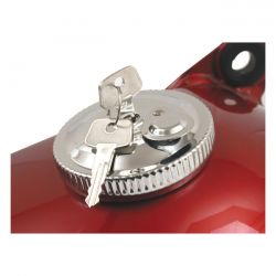 MCS Gas Cap With Lock. Vented. Chrome
