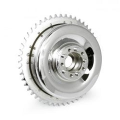MCS 58-62 B.T. Rear Brake Drum & Sprocket. Chrome