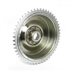 MCS 58-62 B.T. Rear Brake Drum & Sprocket. Chrome
