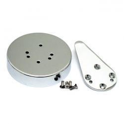 MCS Dust Shield & Shift Lever Kit. Chrome