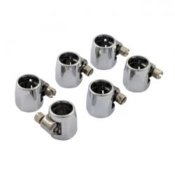 MCS Econ-O-Fit Hose Clamps. 1/4". Chrome