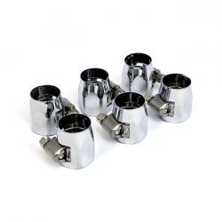 MCS Econ-O-Fit Hose Clamps. 5/16" To 3/8". Chrome
