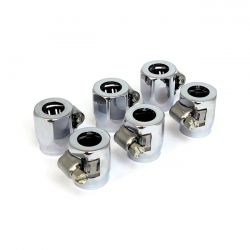 MCS Econ-O-Fit Hose Clamps. 5/16" To 3/8". Chrome