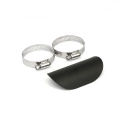 MCS Universal Smooth Heat Shield 4" Long Black