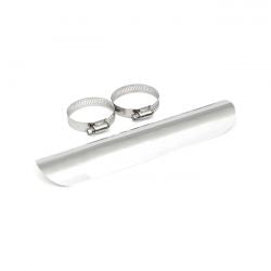 MCS Universal Smooth Heat Shield 10" Long Chrome