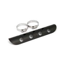 MCS Universal Bullet Hole Heat Shield 10" Long Black