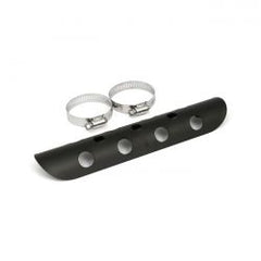 MCS Universal Bullet Hole Heat Shield 10" Long Black