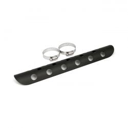 MCS Universal Bullet Hole Heat Shield 14" Long Black