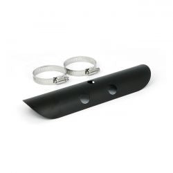 MCS Universal Bullet Hole Heat Shield 10" Long Black