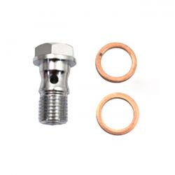 MCS Brake Banjo Bolt Hex Head With Washer, M10X1.00