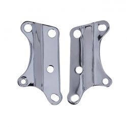 MCS Motor Mount Plate Set, Lower Front. Chrome
