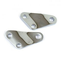 MCS Shovel Passenger Peg Brackets. Chrome