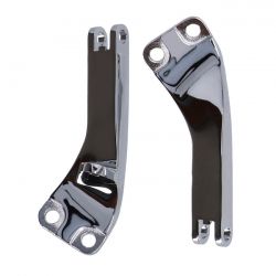 MCS Dyna Passenger Foot Peg Mount Bracket Kit. Chrome