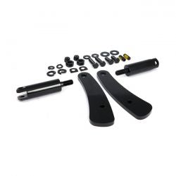 MCS Adjustable Dyna Highway Peg Mount Kit, Black