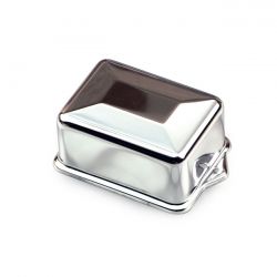 MCS Voltage Regulator Cover. Delco Style. Chrome