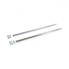 MCS Front Fender Tip Spears, Chrome Steel