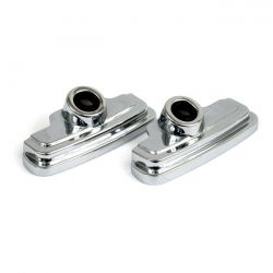 MCS Evo Spark Plug & Head Bolt Cover Kit. Chrome