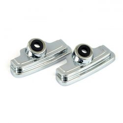 MCS Evo Spark Plug & Head Bolt Cover Kit. Chrome