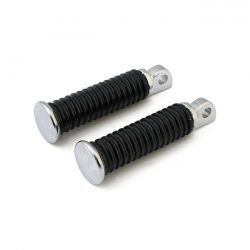 MCS OEM Style Foot Peg Set. Chrome End Cap