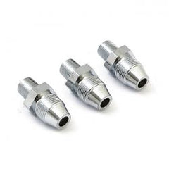 MCS Oil Line Fitting. Chrome