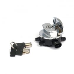 MCS 11-Up Ignition Switch, Side Hinge Type. Chrome